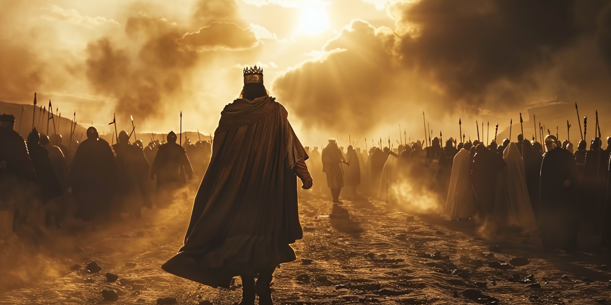 King Josiah walking